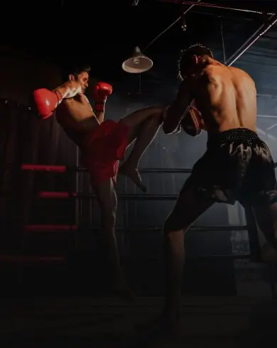 Тренування бійців у Boss Fight Club